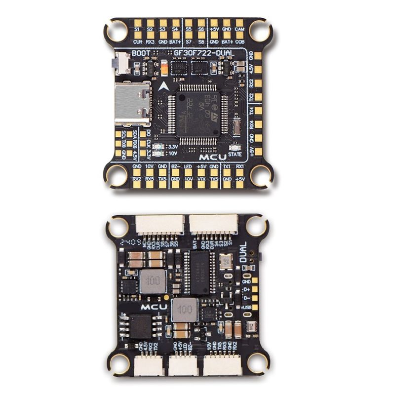 B05C-F7 FC&ESC FPV Stack F722  - Fpv Flight Controller F7 Stack 60A avaliação e preço