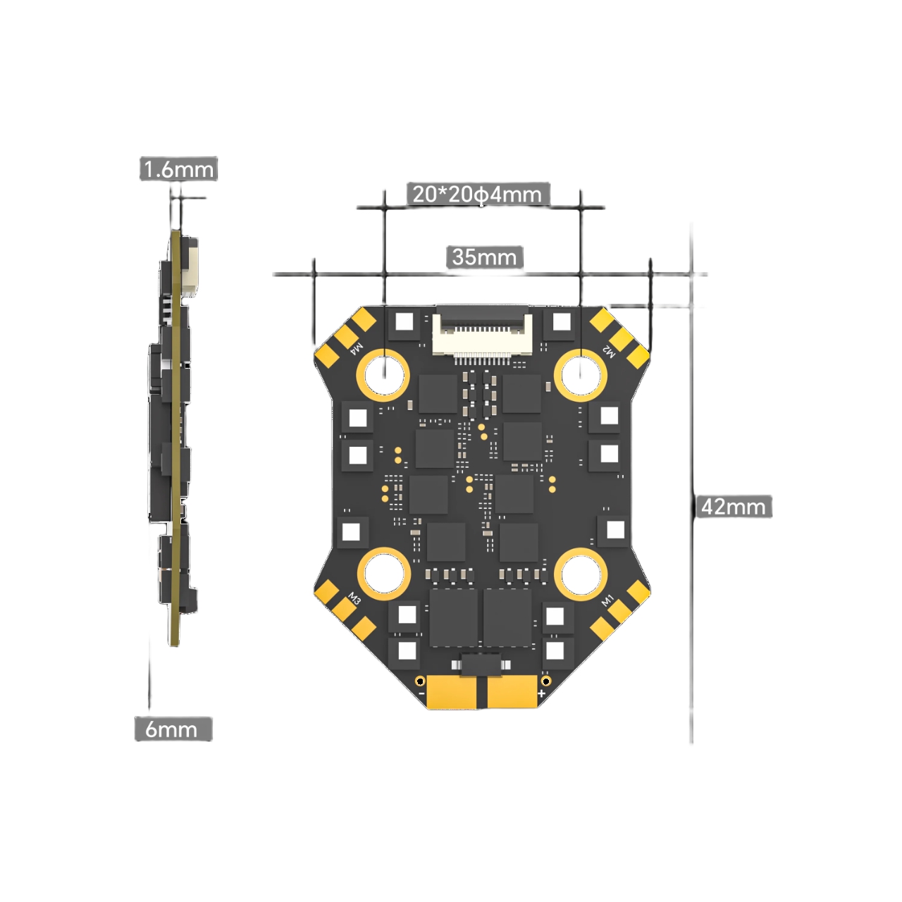 Conjunto IFlight Borg Mini F7  - Fpv Flight Controller F7 Stack 60A avaliação e preço