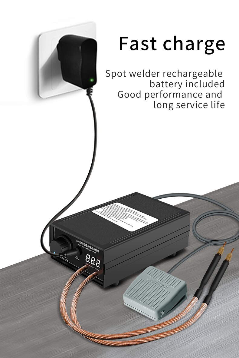 8000w mini kit de soldador pon - Spot Welder 18650 Battery Pack avaliação e preço