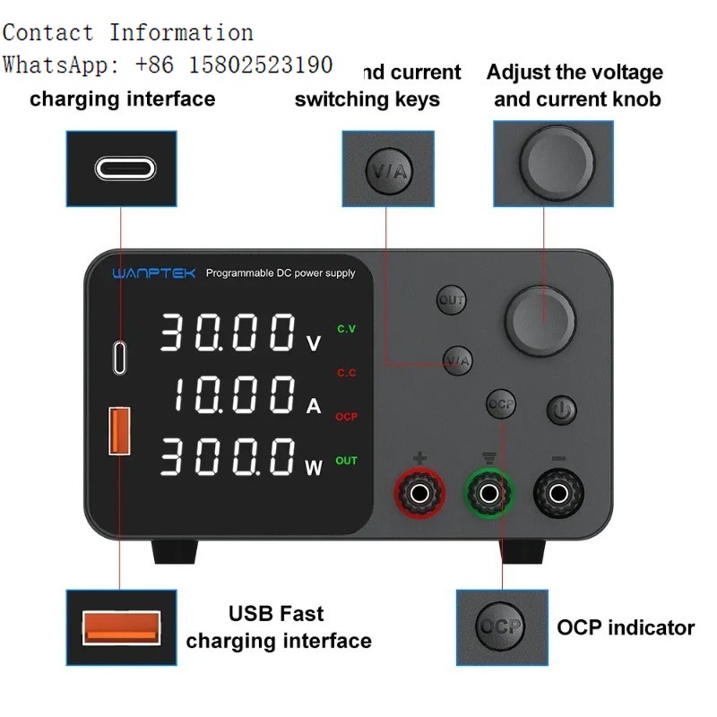 Fonte de Alimentação Programáv - Programmable Dc Power Supply 30V 10A avaliação e preço